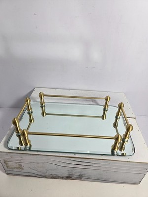 FRONTGATE RESORT  MIRRORED GUEST TOWEL HOLDER 10X6X2 $218.00 ORIG PRICE