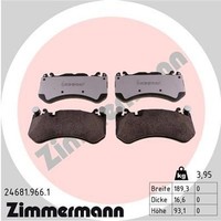 Zimmermann BremsbelÄGe MERCEDES-BENZ C-KLASSE CLS E-KLASSE W212 S212 S-KLASSE SL