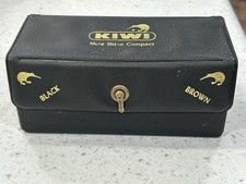 Vintage kiwi shoe shine Compact kit box