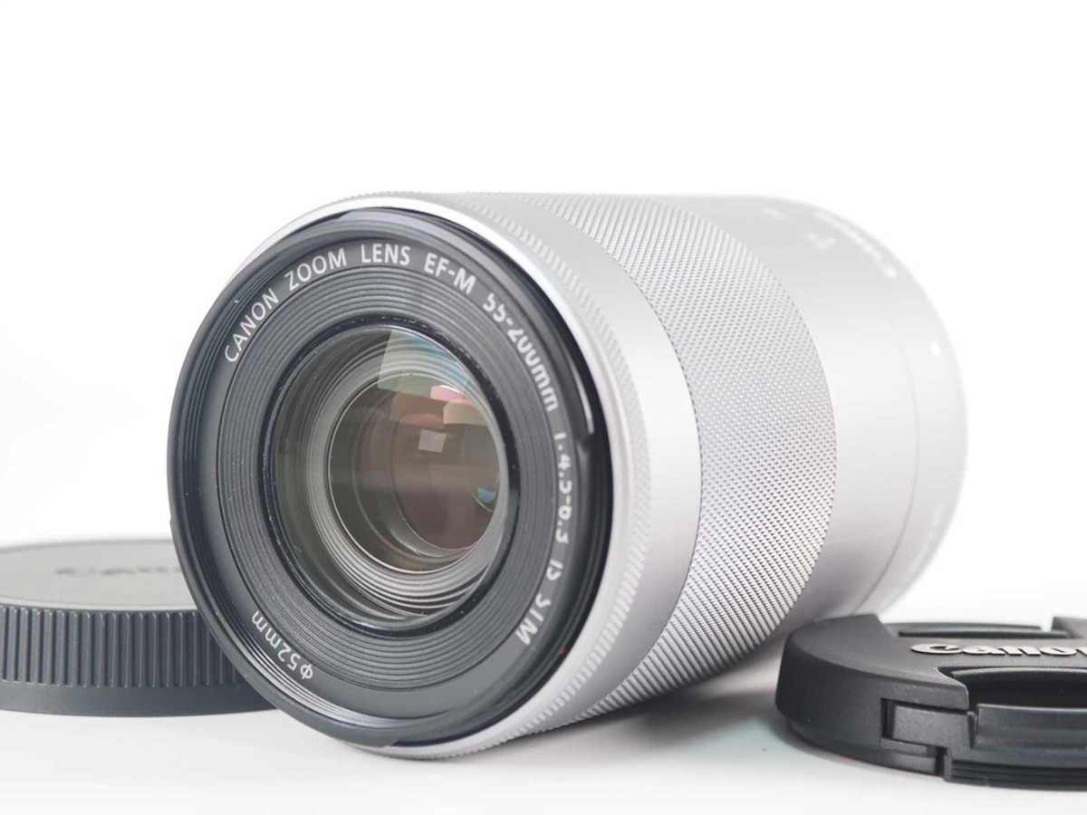 Canon EF-M 55-200mm IS STM Lens Silver for EF-M Mount