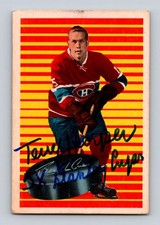 Terry Harper Authentic Autographed 1963-64 Parkhurst Hockey RC Rookie Card. rookie card picture