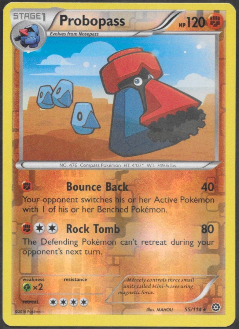 Probopass Rare XY - Steam Siege 55/114 LP