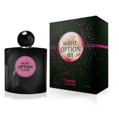 Chatler Night Option ( Black Opium ) Women's Perfume 100ml EDP Spray For Her