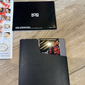 Romance of the Three Kingdoms Nintendo NES CIB Complete In Box Poster Manual 