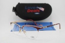 NEW CAZAL MOD. 4267 COL. 003 GOLD BURGUNDY GUNMETAL AUTHENTIC EYEGLASSES 53-17