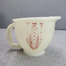 Vintage TUPPERWARE 500 Mix N Store 8 Cups 2 Liters Measuring Bowl Pitcher W/ Lid