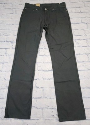 Levis 511 MENS SIZE 36X34 Straight Leg Slim Fit Jeans Gray