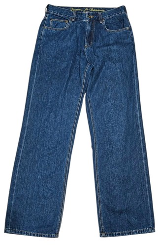 Pantalones de mezclilla Tommy Bahama calce clásico lavado oscuro tiro medio para hombre 33x30 clásicos informales - Imagen 2 de 12