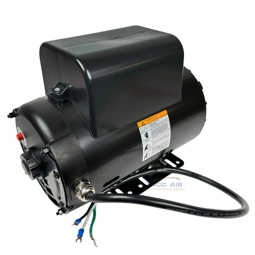 5 HP Air Compressor Electric Motor 230V 1 Phase 56HZ Frame 7/8" Shaft 3450 RPM - Picture 2 of 5