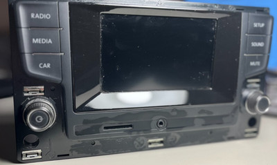 VW Golf 7 Radio Display MIB Entry 5G0035885
