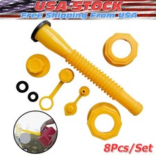 Replacement Gas Can Spout Nozzle Vent Kit for Plastic Gas Cans Old Style Cap