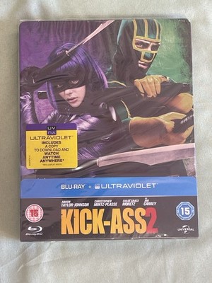 Kick-Ass 2 Blu-ray Steelbook SEALED UK Import Limited Edition UV