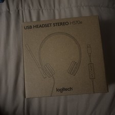 Logitech H570e USB Stereo Headset - Black (981-000574)
