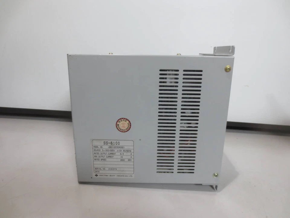 Sumitomo SS-6100 AC Servo Drive US6112030ADG01 US Free TAX From Actual Machine - Image 4 of 4