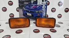 1998 2001 Jdm Nissan Skyline R34 Front Bumper Turn Signal Light Set Oem Gift 1998 2001 Jdm Nissan Skyline R34 Front Bumper Turn Signal Light Set Oem Gift