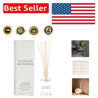 Light Fragrance Cashmere & Vanilla Reed Diffuser - Perfect Gift for Any Occasion