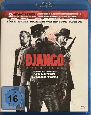 Django Unchained von Quentin Tarantino Blu-ray Film Western Zustand Sehr gut