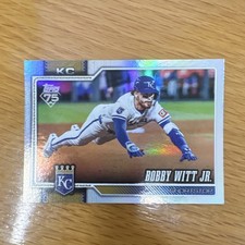 Topps 2026 Series One Bobby Witt Jr. #205 Royals 75th Anniversary Card