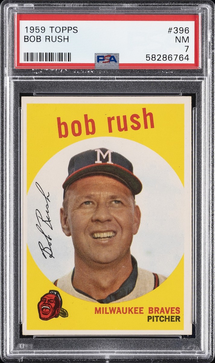 1959 TOPPS #396 BOB RUSH PSA 7 | eBay