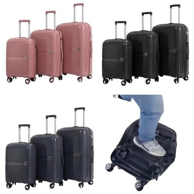 Koffer Unzerstörbar/ PP Reisekoffer Rollkoffer Kofferset Trolley SET-  M-L-XL