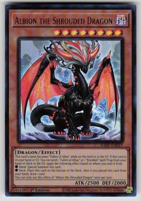Albion the Shrouded Dragon Ultra Rare Rarity Collection 5 RA05-EN019 NM Yu-Gi-Oh