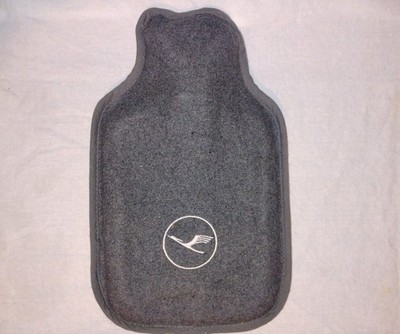Lufthansa Airlines Heatpad Water Bottle First Class Exclusive Rubber Hot Water