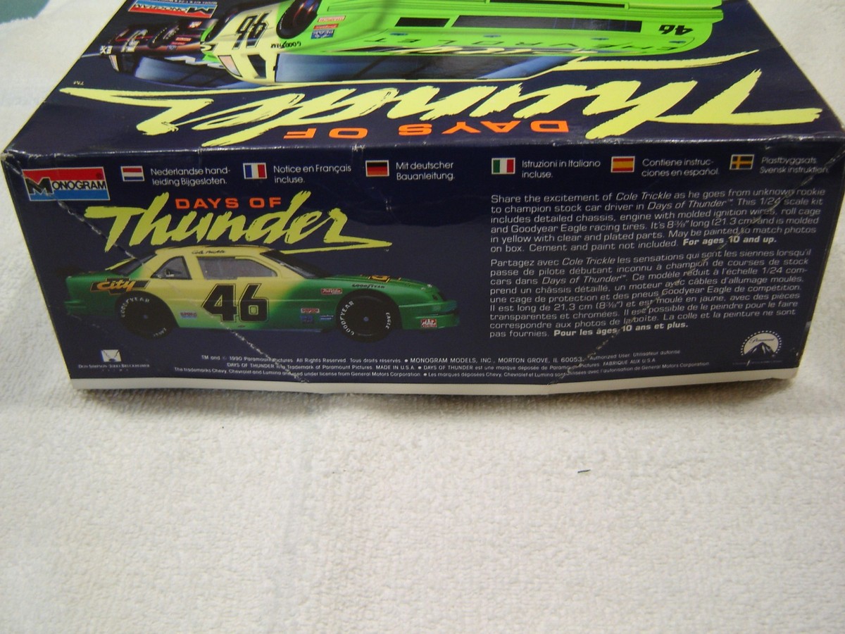 Monogram Days of Thunder City Chevy Lumina Stock Car Model Kit 1