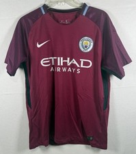 Nike Dri Fit Manchester City Men’s M De Bruyne #17 2017/2018 Away Soccer Jersey