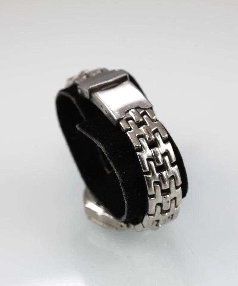 Reloj Reliquia Húmedo Mujer Acero Inoxidable Plata Batería 50m Blanco Fecha Cuarzo Foto 3 de 4