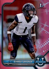 2021 Bowman University Ahmad Gardner #38 Chrome Pink RC