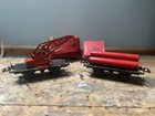 Hornby Trains Gas Cylinder Wagon  Crane Truck O Gauge Boxed 42155 42135