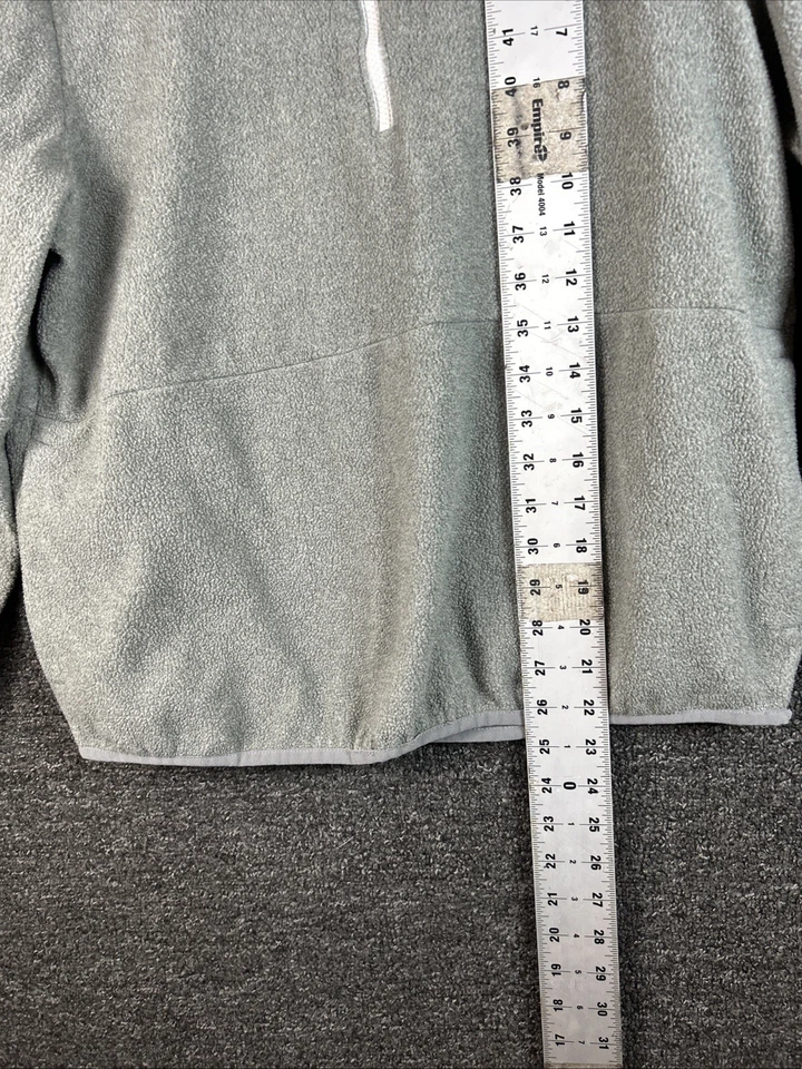 Sudadera pulóver polar gris Duke University para hombre Nike con cremallera en cuarto Foto 3 de 4