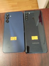 Lot of 2 Samsung Galaxy A15 5G SM-A156U 128GB and A21 SM-A215U For parts