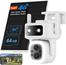365 Days Free Traffic 4G Solar Powered No Wifi Security Camera 3MP Wireless PIR