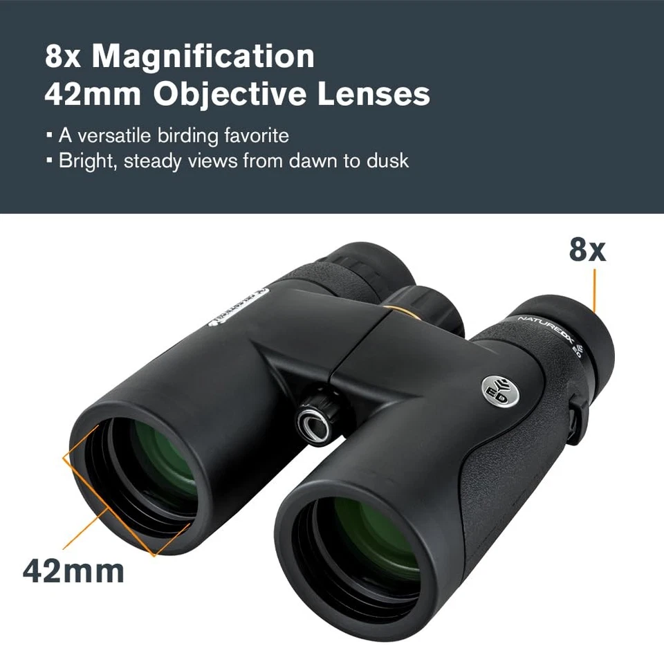– Nature DX ED 8x42 Premium Binoculars – Extra-Low Dispersion Objective Lense... - Image 2 of 4