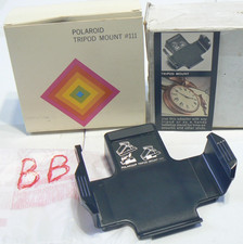 Polaroid SX-70 Camera 111 Tripod Mount Box Advertisement Card BB