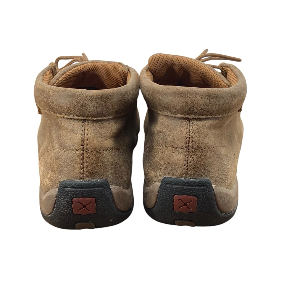 Twisted X Shoes Women's Sz 7 M Brown Leather Chukka Driving Moc WDM0001 (HF27) - Image 4 of 4