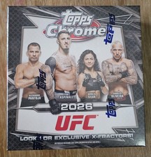 2026 Topps Chrome UFC Mega Box Factory Sealed