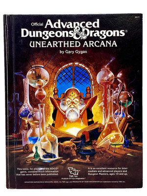 Unearthed Arcana First Edition - AD&D 2017 Dungeons & Dragons VTG Gygax 1985
