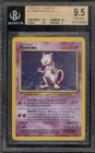 Pokemon Mewtwo Base Set Unlimited Holo Rare #10 SCRATCHED SLAB BGS 9.5 Gem Mint