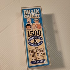 Brain Quest 5th Grade Smart Cards 1992 Edition - To Challenge the Mind
