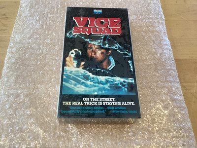 Vice Squad (VHS, 1990) New Sealed Clean Watermark Nelson Entertainment