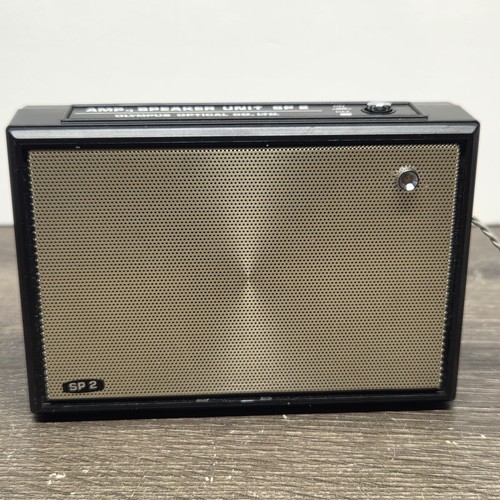 Vintage Pearlcorder Amp Speaker Unit Model SP2 Olympus optical Co works Rare