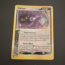 Pokémon Sableye Holo Rare Reverse Holo EX Sandstorm 10/100 60HP Basic