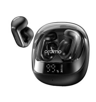 Oraimo Open Ear Bass Boost Earbuds with Smart Adaptive Volume AI ENC...