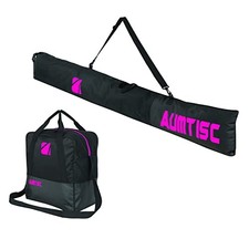 Ski and Boot Bag Combo for Air Travel Flying Two-Piece Snow Ski rose Padded
