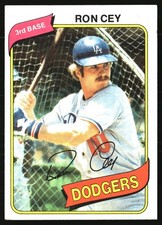 1980 Topps #510 Ron Cey Free Shipping