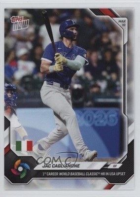 2026 Topps Now World Baseball Classic /7841 Jac Caglianone #WB23 Rookie RC 0j81