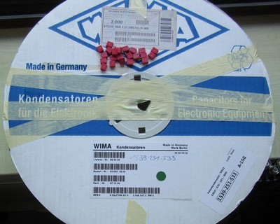 200 Stk. Kondensator MKS02 330nF/63VDC(40VAC) 5% von WIMA Rollenabschnitt NEU