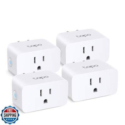 TP-Link Tapo Smart Plug Mini, Matter Compatible, Compatible with Alexa, Googl